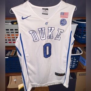 Duke Blue Devils (Jayson Tatum) Men’s Medium Nike Jersey - Blue & White